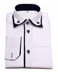 ELEGANCKA KOSZULA CHŁOPIĘCA Z DŁUGIM RĘKAWEM PODWÓJNE OBSZYCIE