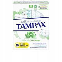 Tampony TAMPAX ORGANIC REGULAR 16 sztuk aplikatore