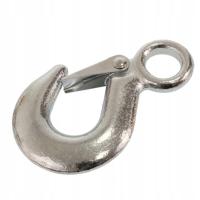 Hak stalowy z oczkiem do lin i osprzętu wyciagarek DIN 689 udźwig 500 kg