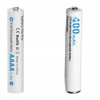 2x akumulatorek AAAA bateria 1.2V NiHM 400 mAh LR61 25A LR8D4 LR8 E96 LR8