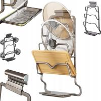 KUCHENNY WIESZAK ORGANIZER NA POKRYWKI PRZYKRYWKI DESKI DO KROJENIA OCIEKA