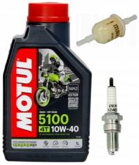 OLEJ MOTUL+ŚWIECA+FILTR Quad ATV Barossa SMC 150/170/180/200cc