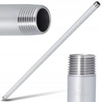 Rura Gwintowana 1/2 GZ 800 mm Sztucer Króciec STALOWA MOCNA OCYNKOWANA EM-P