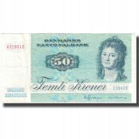 Banknot, Dania, 50 Kroner, 1972, Undated, KM:50a,