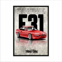 Obraz na ścianę grafika BMW E31 Bavaria Motors