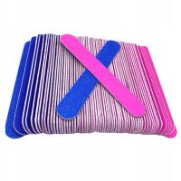 100 SZT. 8CM DWUSTRONNE PILNIKI DO PAZNOKCI KOBIET