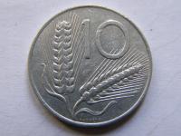 WŁOCHY ITALIA 10 LIRA 1975 ROK !!!!!!!!!!!!!! 0748