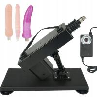 MOCNY SEKS MASZYNA DLA KOBIET I MĘŻCZYZN UNISEX + 3 AKCESORIA