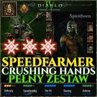 Diablo 4 IV | CRUSHING HANDS ZESTAW| 800 Item Power |3 GREATER AFFIX