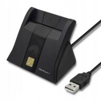 Qoltec смарт-чип Id card reader Usb