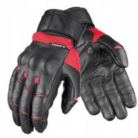 WOLF SKÓRZANE RĘKAWICE MOTOCYKLOWE OBSŁUGA EKRANÓW DOTYKOWYCH GUSTO RED