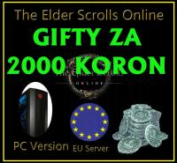 ESO The Elder Scrolls Online Korony Crown Gifty za 2000 Koron
