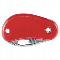 Nóż bezpieczny składany PSC2 czerwony