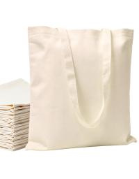 10 sztuk - Torba bawełniana EKO gładka 38x42 145g/m² Na zakupy Do malowania