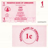# ZIMBABWE - 1 CENT - 2006 - P-33 - UNC