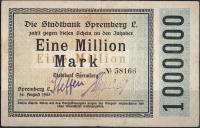 Notgeld Spremberger 1 milion. MK 16. 08.1923 r.
