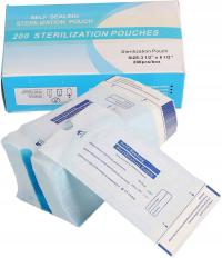 Мешки стерилизации мешки одноразовые пакеты 90 x 165mm 200pcs