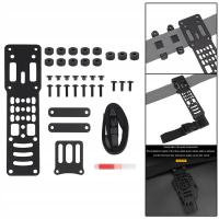 Modułowy adapter do kabury Zestaw paska na nogę Regulowany futerał na uchwyt 3 otwory, czarny