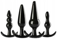 АНАЛЬНЫЕ ИГРУШКИ НАБОР ИЗ ЧЕТЫРЕХ ПРОБОК РАЗЛИЧНЫЕ ФОРМЫ СЕКС ПРОБКИ, ШАРИКИ