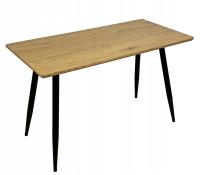 Stół Prostokątny Jadalniany 120x60x74 cm Kolor Dąb Industrialny Loft K05