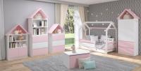 Набор детской мебели для детской кровати домик 160X80 набор 6 el розовый
