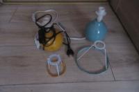 ZESTAW 2 LAMPKI CERAMIKA