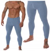 KALESONY MĘSKIE POLSKIE BAWEŁNIANE Spodnie Zimowe Ocieplane Bawełna 3XL