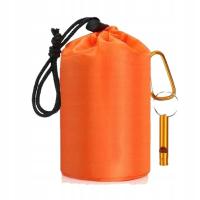 Термальный спасательный спальный мешок NRC 120x200 см оранжевый