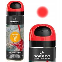 Геодезическая краска Soppec FLUO TP Spray Red 1sz