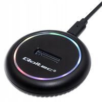 2× Qoltec Stacja dokująca dysków SSD M.2 NVMe SATA USB-C 2TB