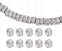 6ММ ЦИРКОНИЯ ПРОСТАВКИ 30ШТ СЕРЕБРО CRISTAL ДЛЯ ЮВЕЛИРНЫХ ИЗДЕЛИЙ СЕРЬГИ