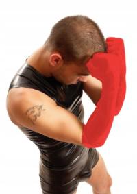 Rękawiczki do Fistingu Fist Elbow Gloves Red - Taille : M