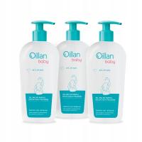 Набор Oillan Baby гель для ванны, мытья тела и волос 750 мл x 3 шт.
