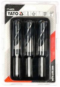 Wiertła do metalu zatoczone HSS - wiertło 22mm 24mm 25mm 3szt kpl