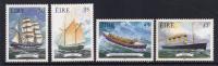 IRLANDIA ** Mi 1134-37 y żaglowce, Titanic