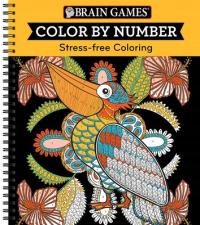 Brain Games - Color by Number: Stress-Free Coloring (Orange) Ltd