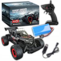 SAMOCHÓD ZDALNIE STEROWANY TERENOWY DLA DZIECI AUTO RC DUŻY + AKUMULATORY