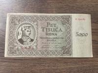 Chorwacja - 5000 kuna - 1943