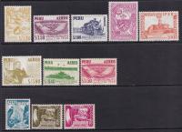 PERU ** zbiorek znaczków lotniczych