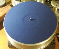 Mata do gramofonu SAMOPRZYLEPNA ANTYSTATYCZNa Węgiel i bawełna VINYLSPOT