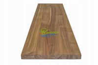 Schody stopnie na beton gotowe lite drewno akacja 110x30x3,8 cm