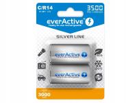 2x Akumulatorek 3500mAh C/R14 Ni-Mh EverActive