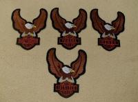 Naszywka orzeł Motor Cycles napis: Intruder, rozmiar: mały