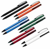 NOWOŚĆ Długopisy metalowe reklamowe IDOL z grawerem 50 szt. nadruk z logo