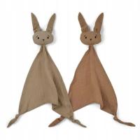 Nuuroo 2 przytulanki do usypiania niemowlaka z zapachem mamy BIO bawełna Kr