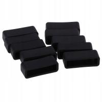 10 Pack Silicone Watch Band Strap Holder Keeper Loop Locker Rings Wristband