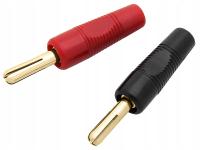 Wtyki bananowe Cyfronika 1BANAN-WPM-BR 2 sztuki