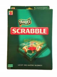 Gra Scrabble Travel (wyd. Mattel) Walizkowa Gra Podróżna UNIKAT ed. polska