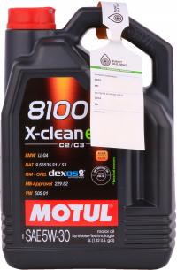 MOTUL 8100 X-CLEAN EFE C2/C3 5W30 - 5L