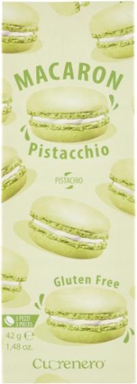 Macaron Pistacchio 42gr opk - Cuorenero makaroniki pistacjowe włoskie